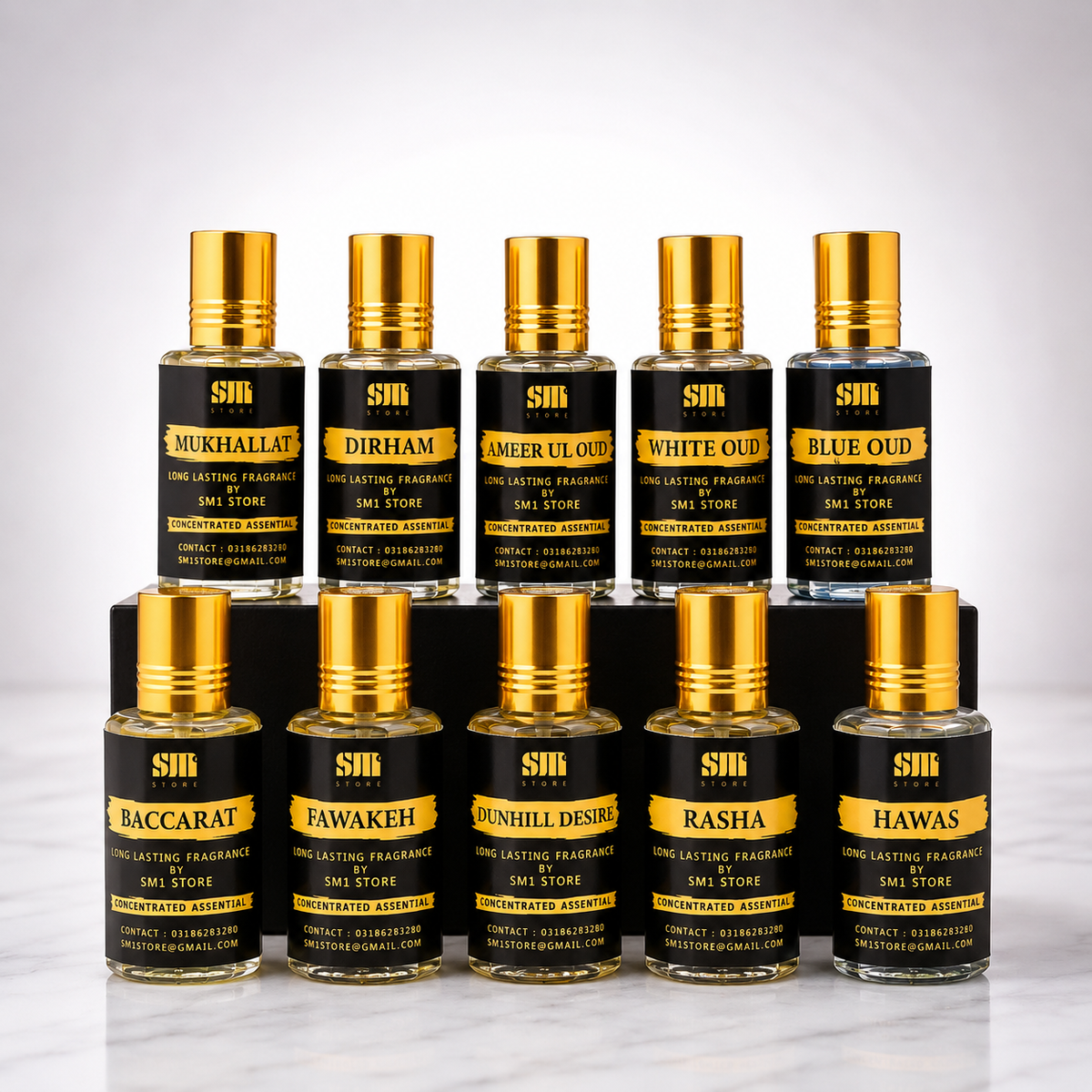 Mega 10X Attar Bundle – 10 Premium 12ML Attars